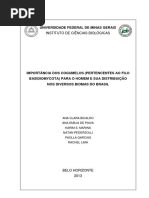 Importancia Dos Cogumelos Pertencentes Ao Filo Basidiomycota para o Homem e Sua Distribuicao Nos Diversos Biomas Do Brasil