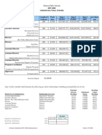 Monroe School District Administrators Salary Schedule 2007/08