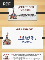 Que Es Ser Iglesia