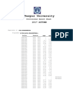 End Term Result Autumn 2017