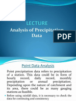 Lec 5 Analysis of Precipitation Data