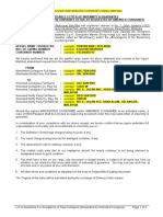 LOI and Guarantee For Acceptance of New Consignee Detail As Requested by Amended Consignee