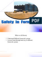 SAFETY in Form Work Program