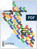 La Difícil Descentralización Fiscal en El Perú