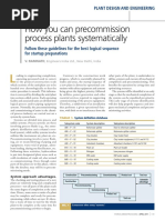 How You Can Precommission Process Plant Systematically PDF