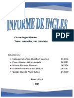 Informe de Ingles