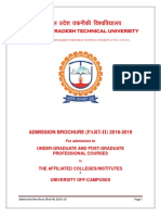 Admission Brochure (Part-II) 2018-2019