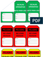 Tarjetas Escalas