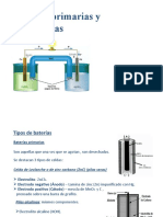 Baterías Primarias y Secundarias