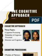 Cognitive Approach