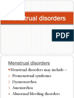 Menstrual Disorders