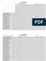 Registro de Asistencia de 1er Año - 2019