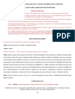 RITO DE TOTAL CONSAGRAÇÃO À NOSSA SENHORA PELO MÉTODO São Luis Maria Grignion de Montfort F