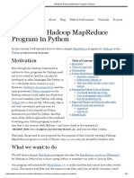 Writing An Hadoop MapReduce Program in Python