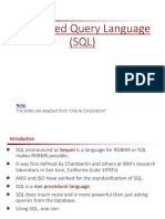 SQL-1 Introduction