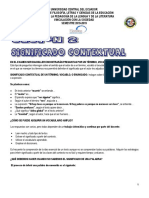 Sesión 2 Significado Contextual y Sinónimos Antónimos