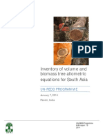 Volume Table Equations