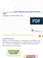 Régimen Laboral de Construcción Civil