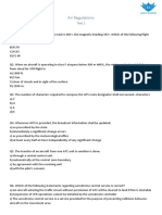 Air Regulations Test 1 QP 20