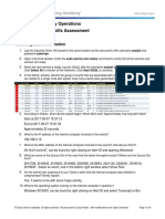 CyberOps Skills Assessment 