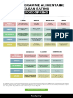 Clean Eating Programme Alimentaire