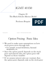 MGMT 41150 - Chapter 15 - The Black-Scholes-Merton Model