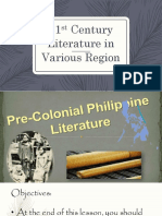 21st Century Literature in Various Regions