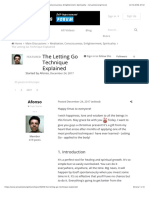 The Letting Go Technique Explained - Meditation, Consciousness, Enlightenment, Spirituality - Actualized - Org Forum