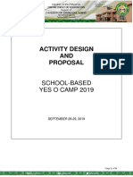 ACTIVITY DESIGN and PROPOSAL