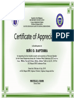 Certificate As Speaker