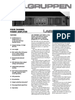 Uppen 12000 Power Amplifier Specification