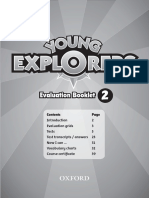 Young Explorers Evaluation Booklet 2