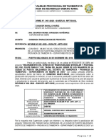 Informe de Supervisor