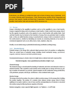 Lesson 1 - Basics of Energy