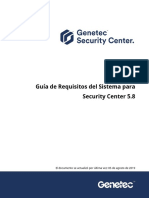 ES - Security Center System Requirements 5.8