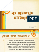 Registres Littéraires