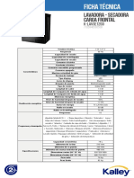 Ficha Tecnica Lavadora K-Lavse12go