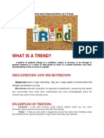 Understanding Elements and Characteristics of A Trend