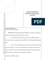 Affidavit William Paatalo - Lopez