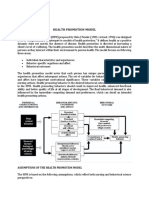 Health Promotion Model: Gonzales, Karla Jane C. Iibsn2