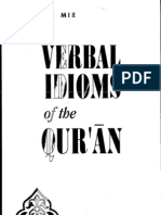 Verbal Idioms of The Quran by Mustansir Mir