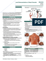 B05 Auscultation and Demonstration of Heart Sounds