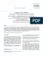 Computer System Validation An Overview of Official Requeriments