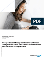 TM in SAPS4HANA ConfigurationGuide Combination Inbound and Outbound