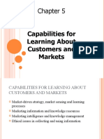 Capabilities For Learning About Customers and Markets