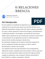 Capítulo 10: RELACIONES DE RECURRENCIA - Matematicas Discretas - Medium