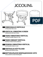 Manual de Operarion Tamiz Vibratorio ES