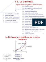 Derivada y Análisis de Curvas