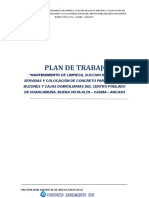 Informe de Plan de Trabajo - Huancamuña