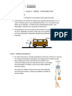 Lista 2 de Física 1-1